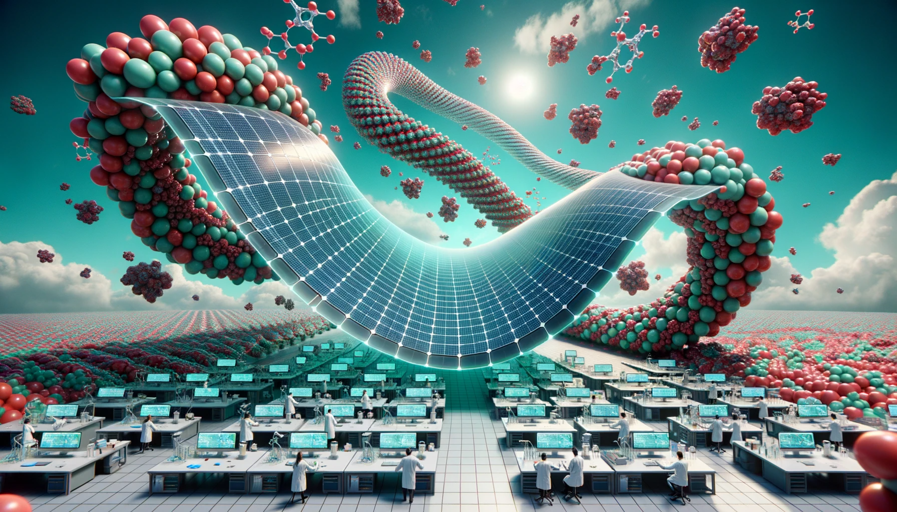 Study: Swift Prediction of Organic Photovoltaic Efficiency Using Machine Learning. Image credit: Generated using DALL.E.3