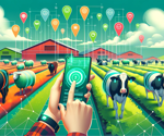 Combining AR Technologies and Electronic Animal Identification for Digital Livestock Farming