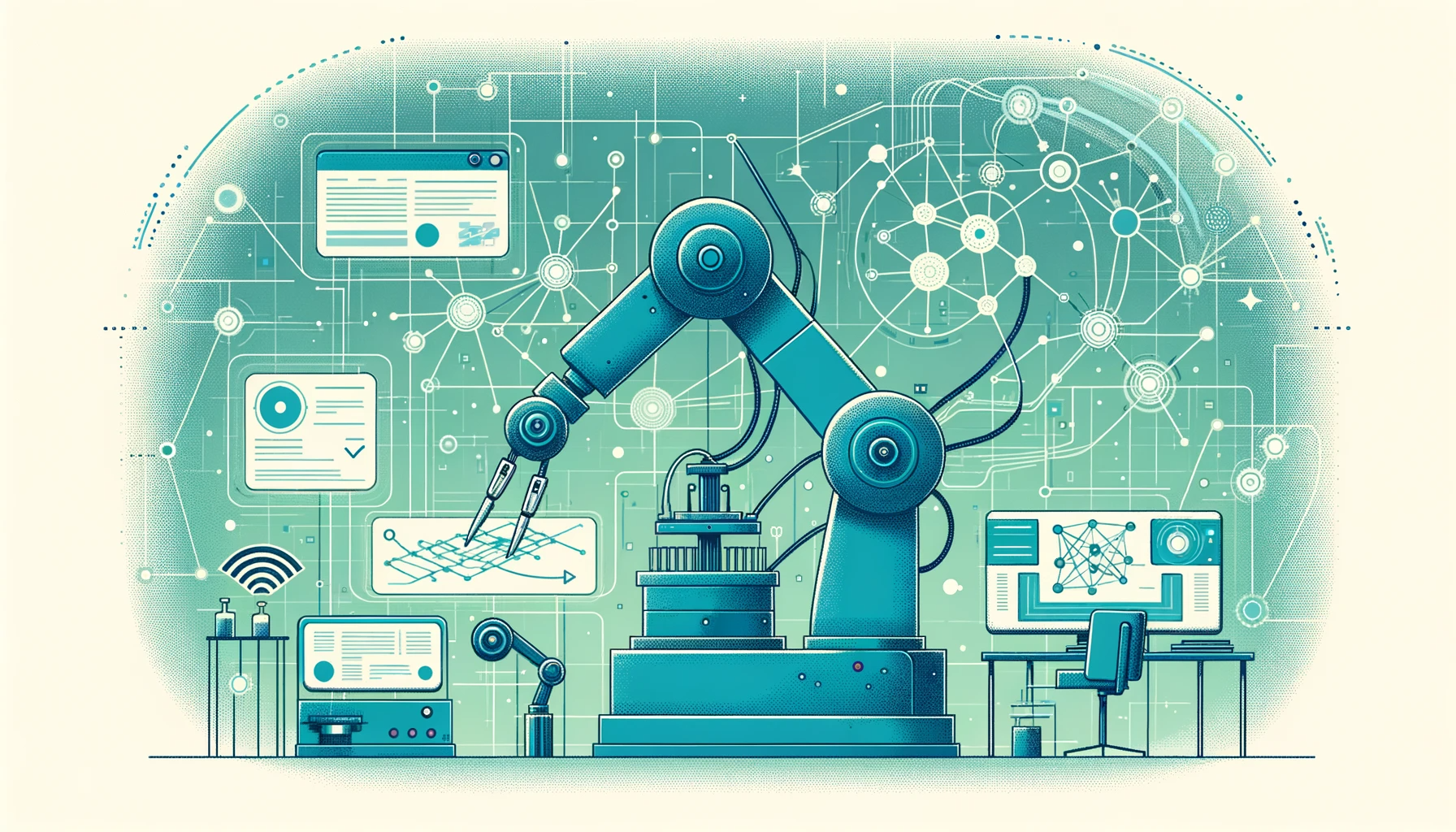 Study: Combining Offline and Online Data for Efficient Reinforcement Learning in Real Robots. Image credit: Generated using DALL.E.3