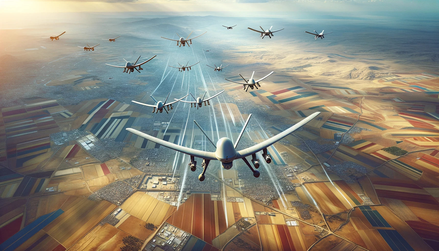 Study: Enhancing Efficiency in Three-Dimensional UAV Cluster Area Coverage. Image credit: Generated using DALL.E.3