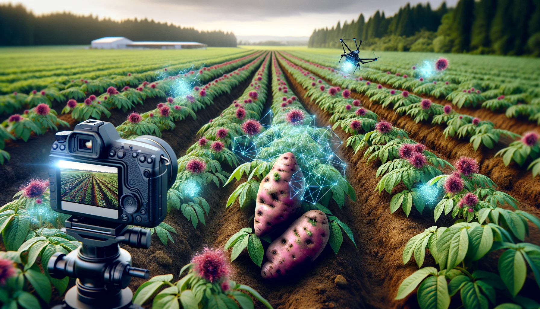 Study: Sweet Potato Virus Disease Detection Using Deep Learning-Based Object Detection Framework. Image credit: Generated using DALL.E.3