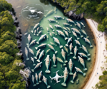 Deep Learning-Based Manatee Crowd Counting Using Anisotropic Gaussian Kernel for Low-Quality Images