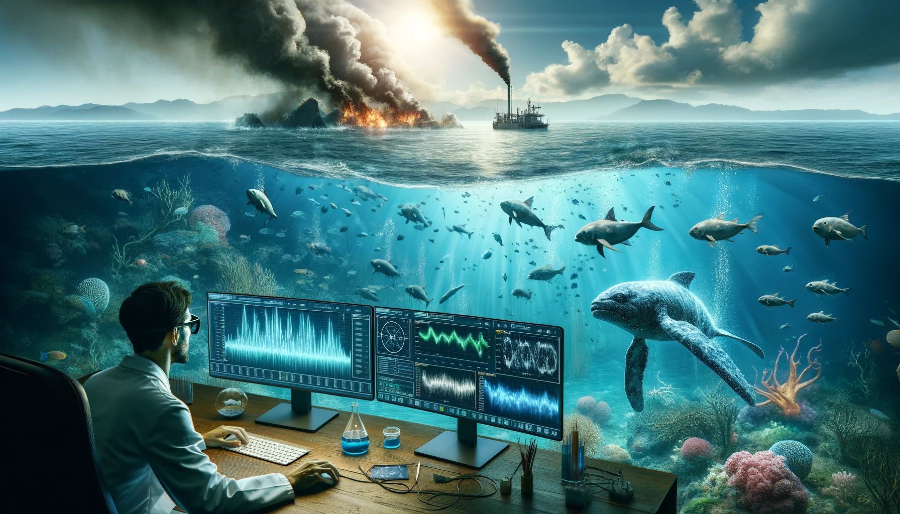 Study: Lite3D: Real-Time Anomalous Behavior Recognition for Marine Life Conservation. Image credit: Generated using DALL.E.3