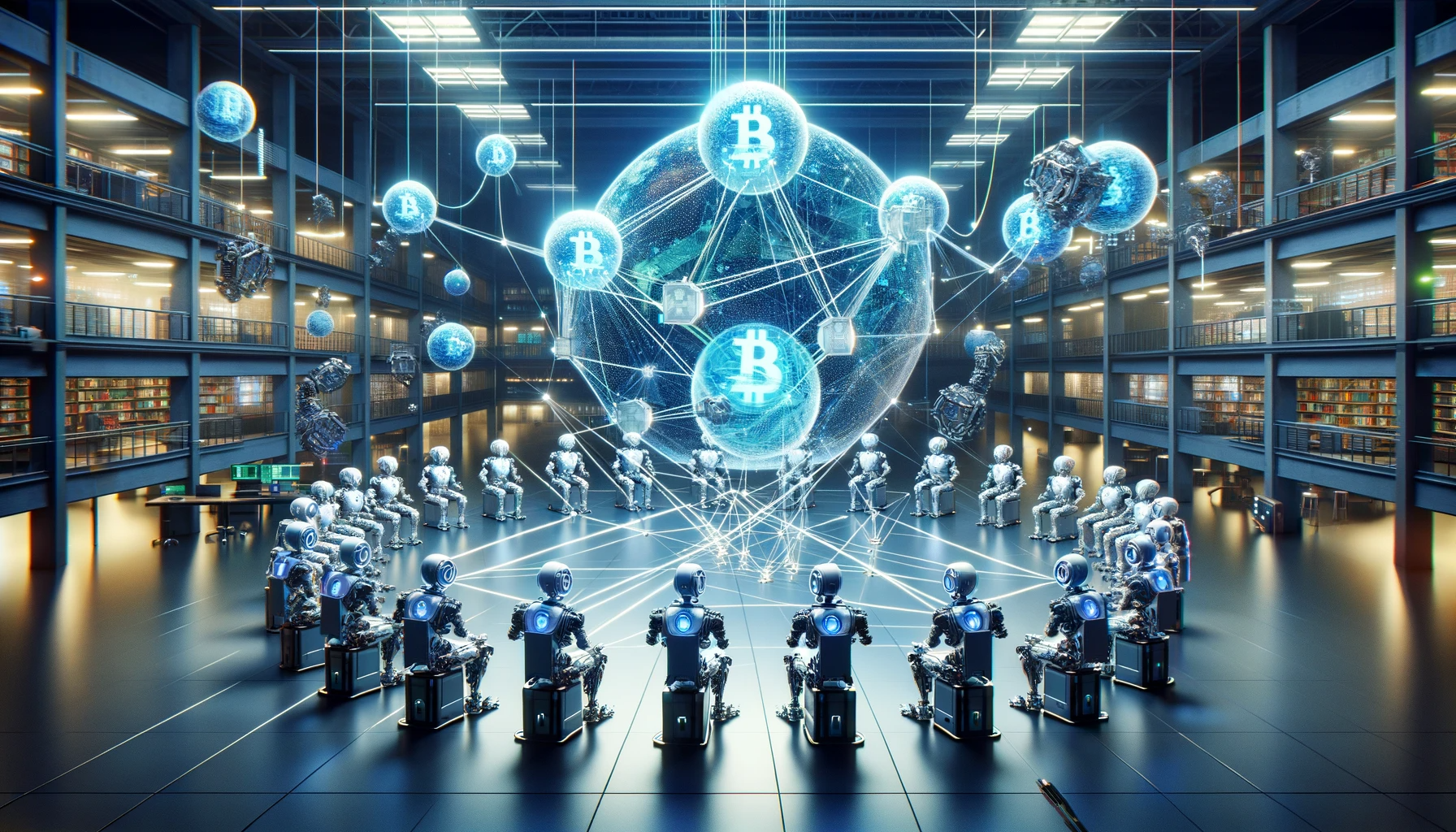Study: Decentralized Cooperation: Blockchain-Powered Economics in Robot Swarms. Image credit: Generated using DALL.E.3