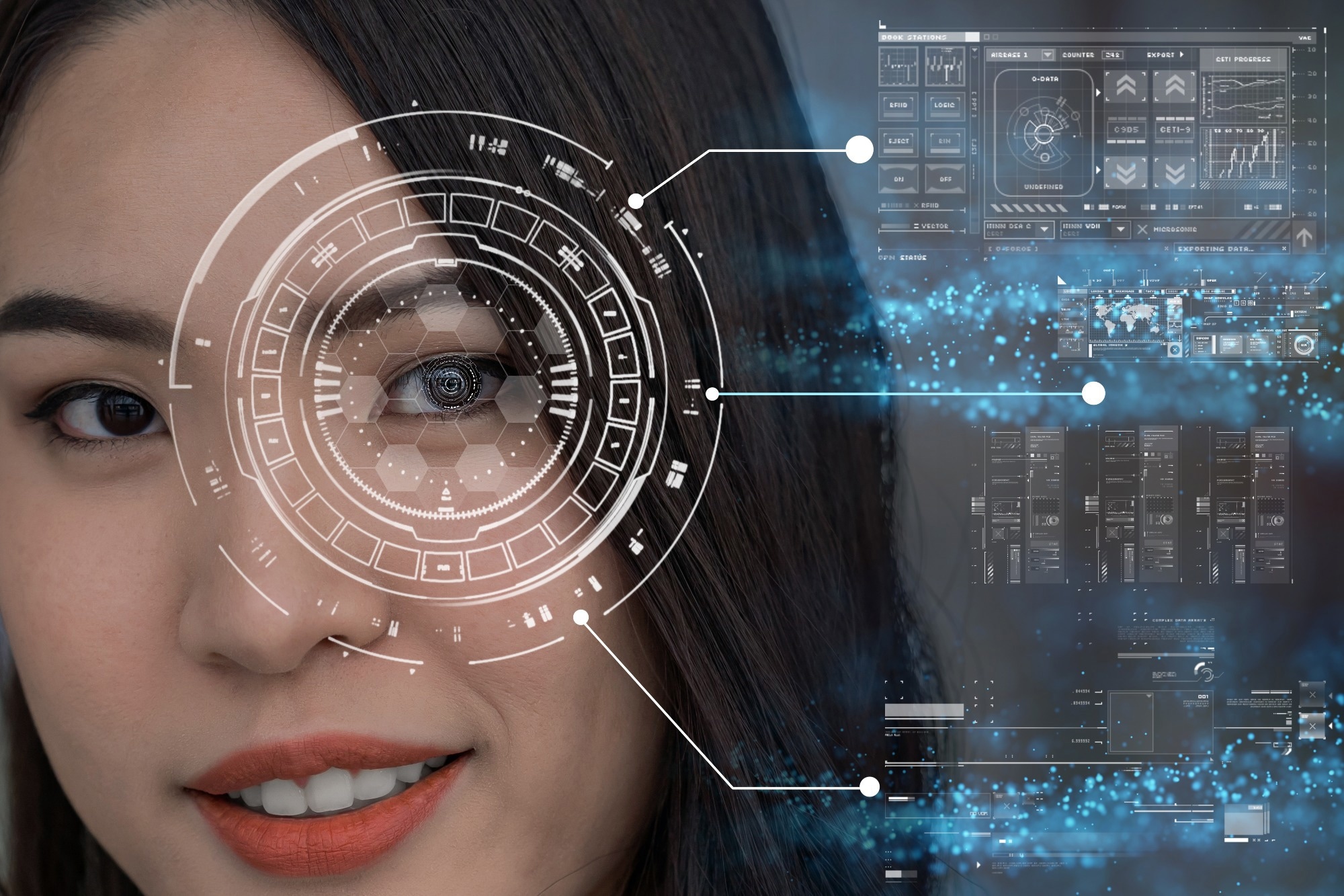Study: Smart Contact Lens for Precise Eye Tracking. Image Credit: TZIDO SUN/Shutterstock