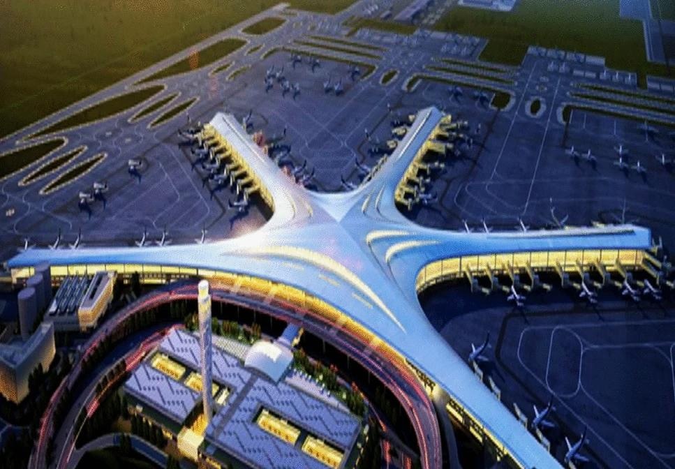 Effect diagram of Terminal building, Qingdao Jiao-dong International Airport. Image Credit: https://www.nature.com/articles/s41598-024-60196-2