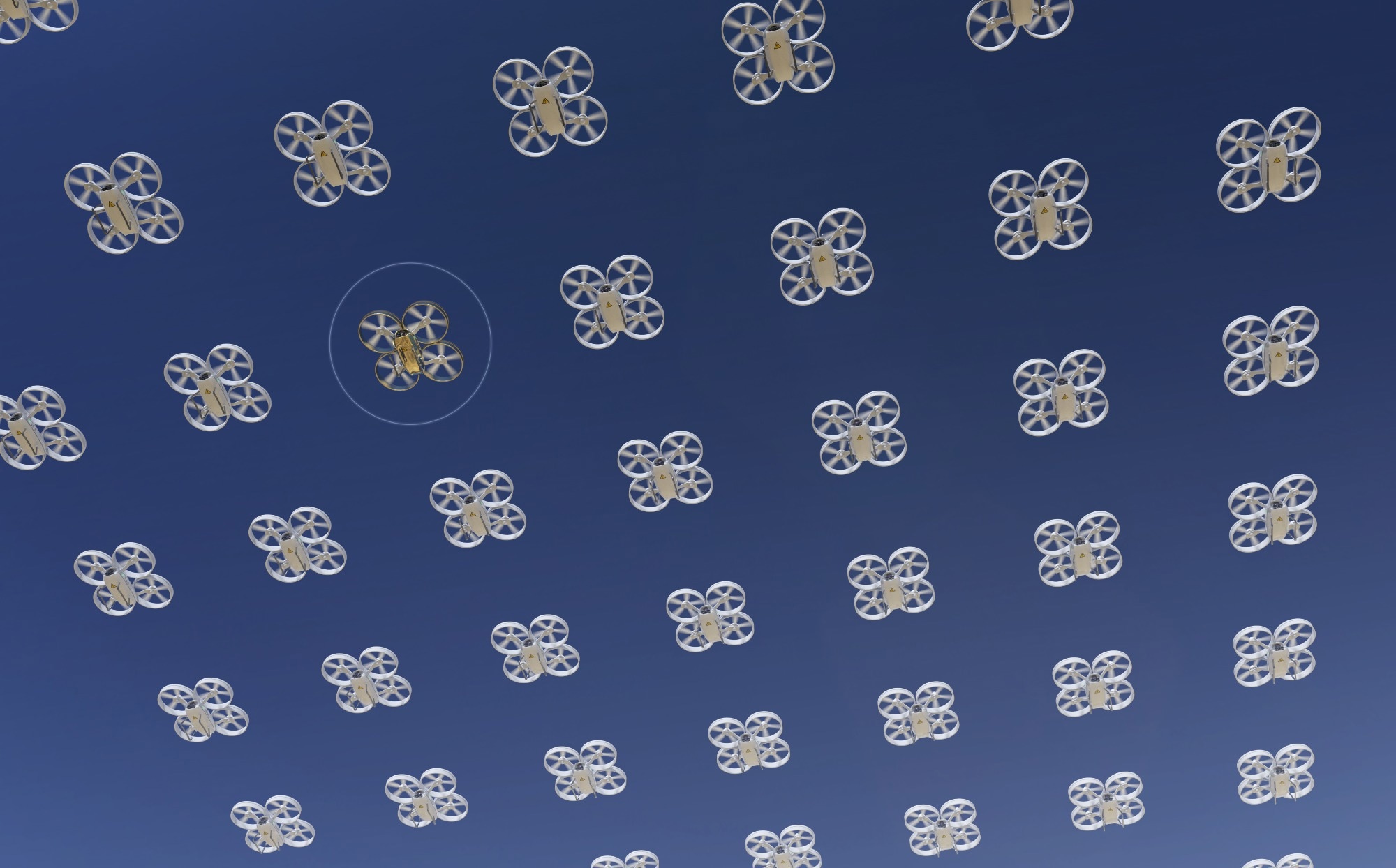Research: Explainable machine learning model of disorganisation in swarms of drones. Image Credit: archy13 / Shutterstock