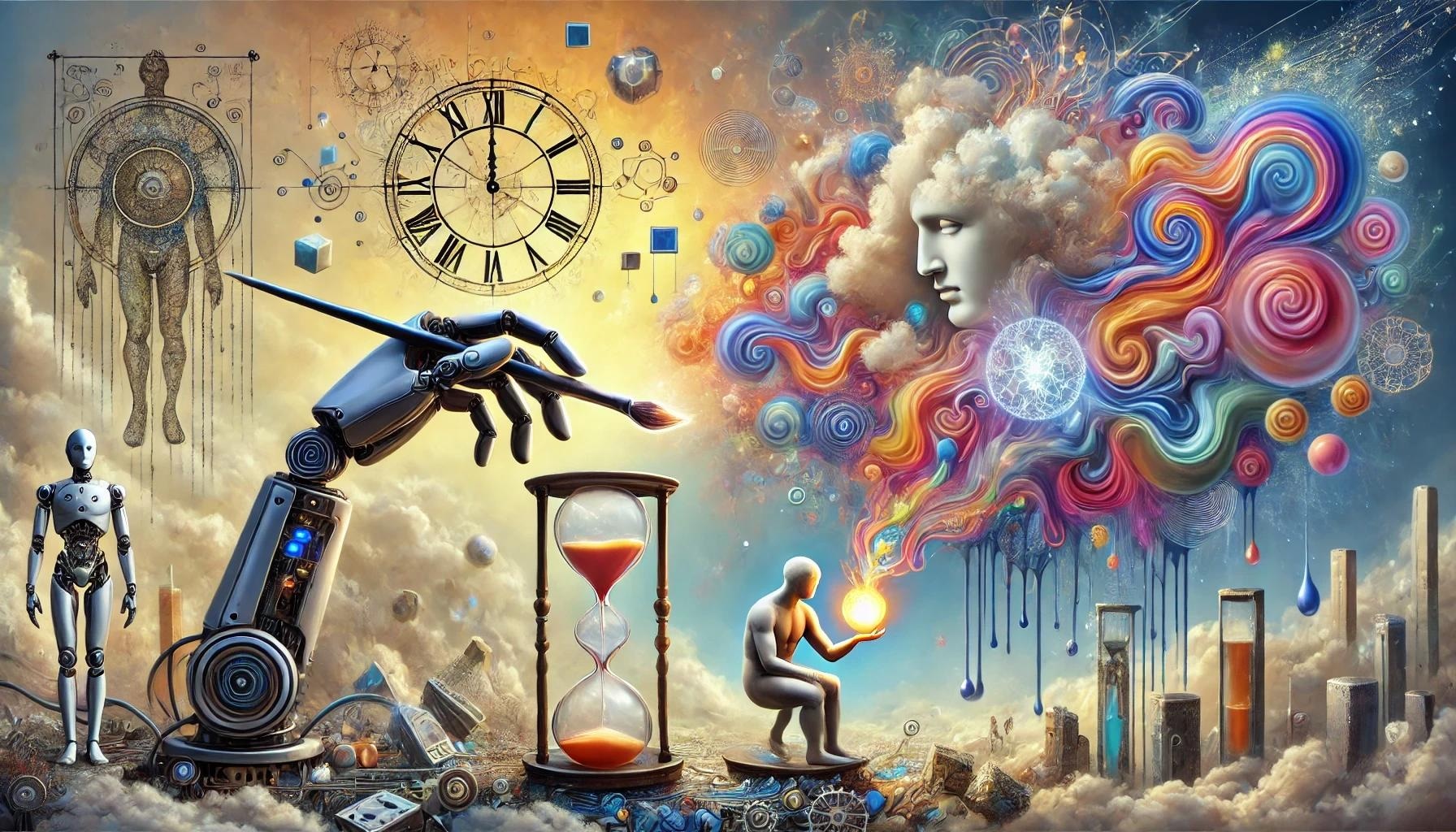 Research: Can AI Enhance its Creativity to Beat Humans? Image Credit: DALL·E 3