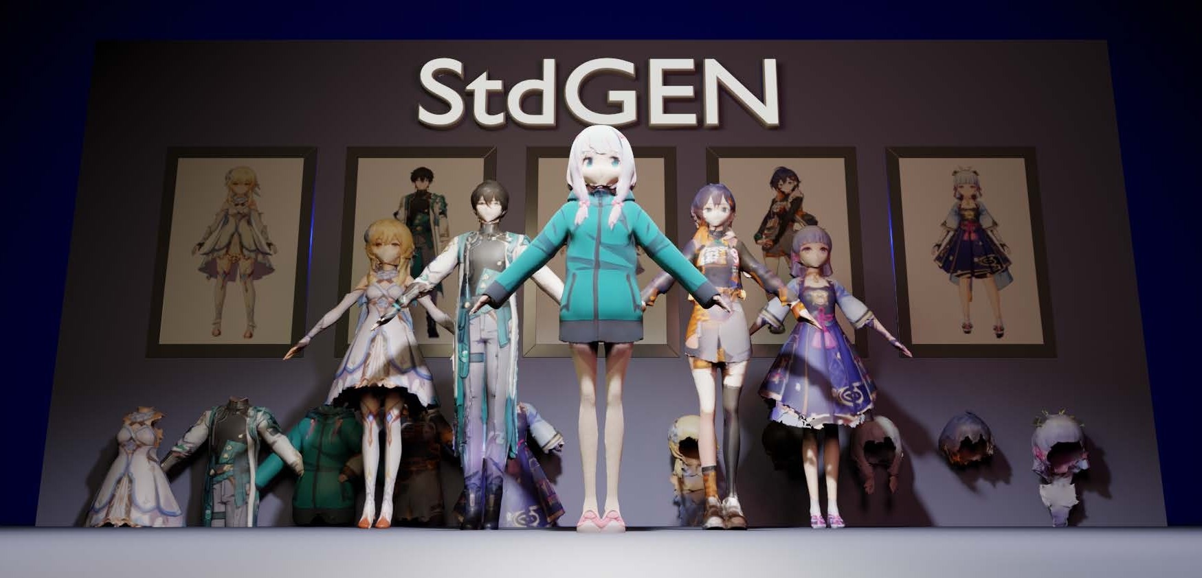 Study: StdGEN: Semantic-Decomposed 3D Character Generation from Single Images