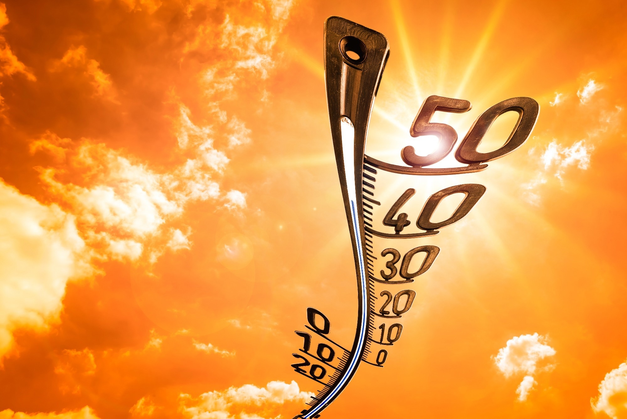 Research Letter: Data-Driven Predictions of Peak Warming Under Rapid Decarbonization. Image Credit: Guenter Albers / Shutterstock