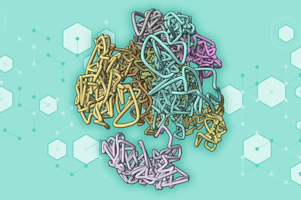 This image shows the three-dimensional genome structures of several chromosomes reported in a Dip-C study, which were used to train the new ChromoGen model. Credit: Courtesy of the researchers; edited by MIT News
