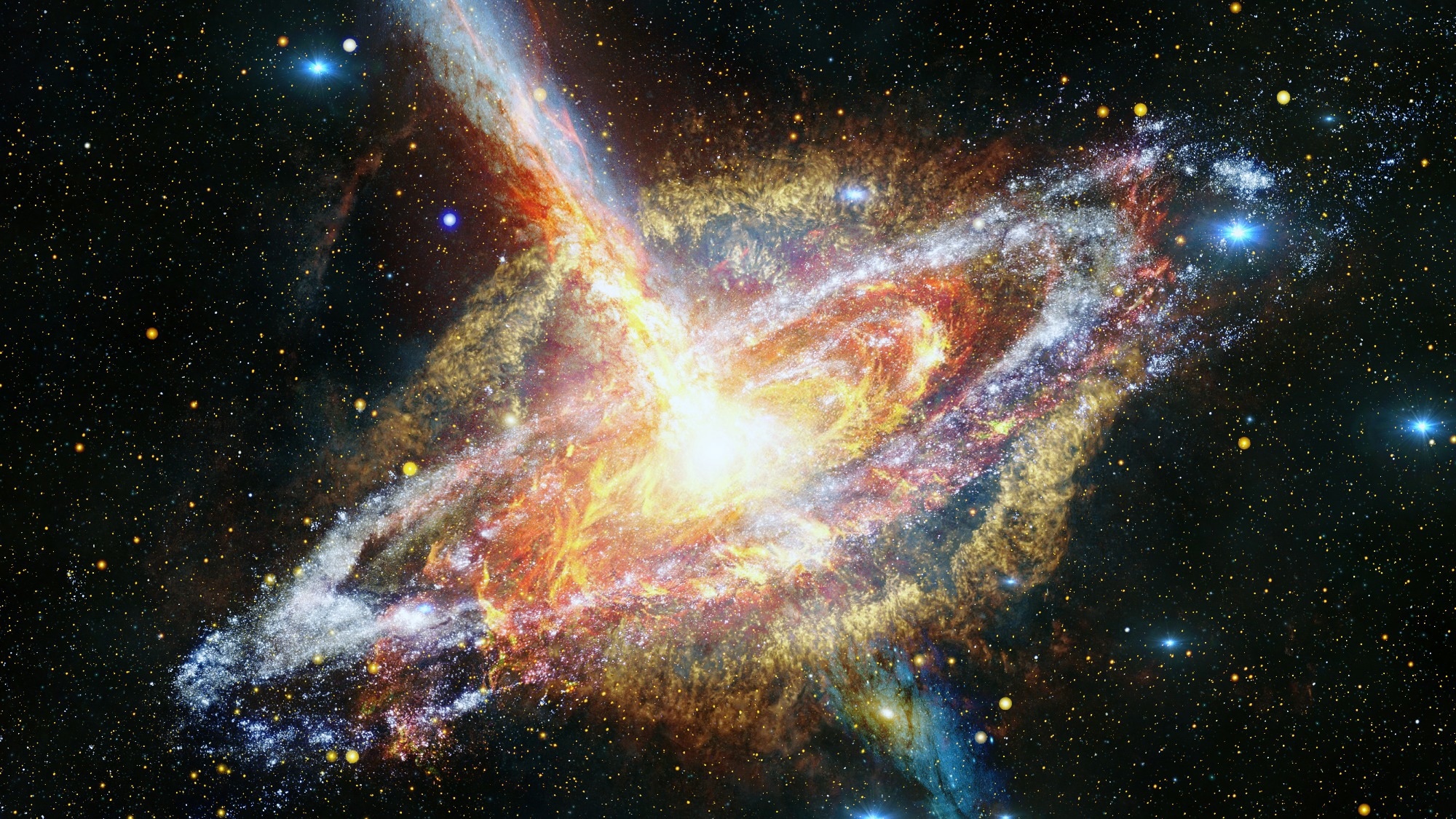 Research: Real-time inference for binary neutron star mergers using machine learning. Image Credit: NASA images
