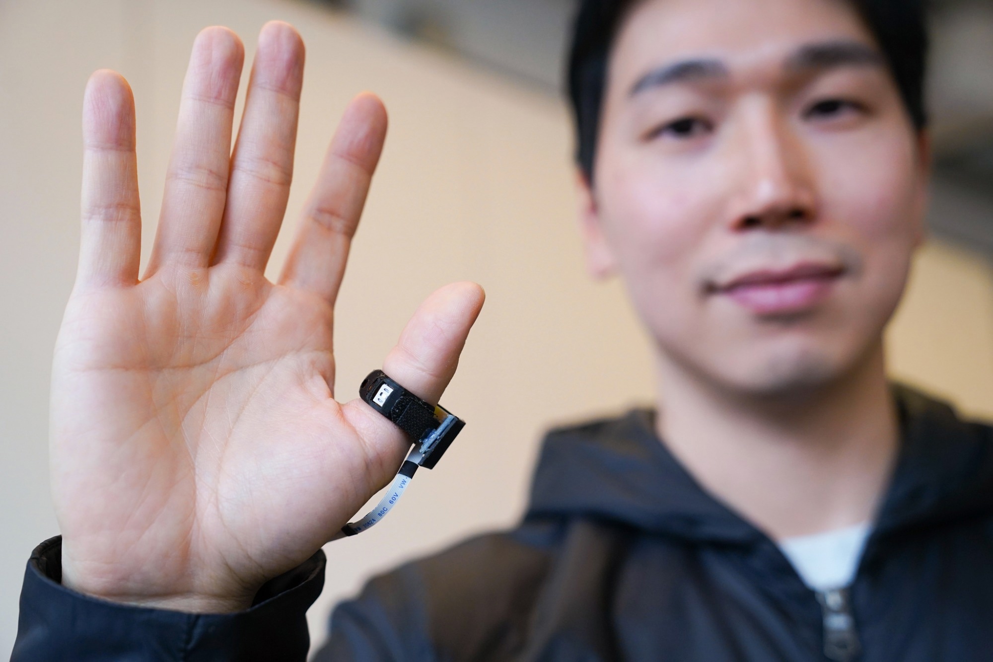 Research: SpellRing: Recognizing Continuous Fingerspelling in American Sign Language using a Ring. Image Credit: Rebecca Bowyer