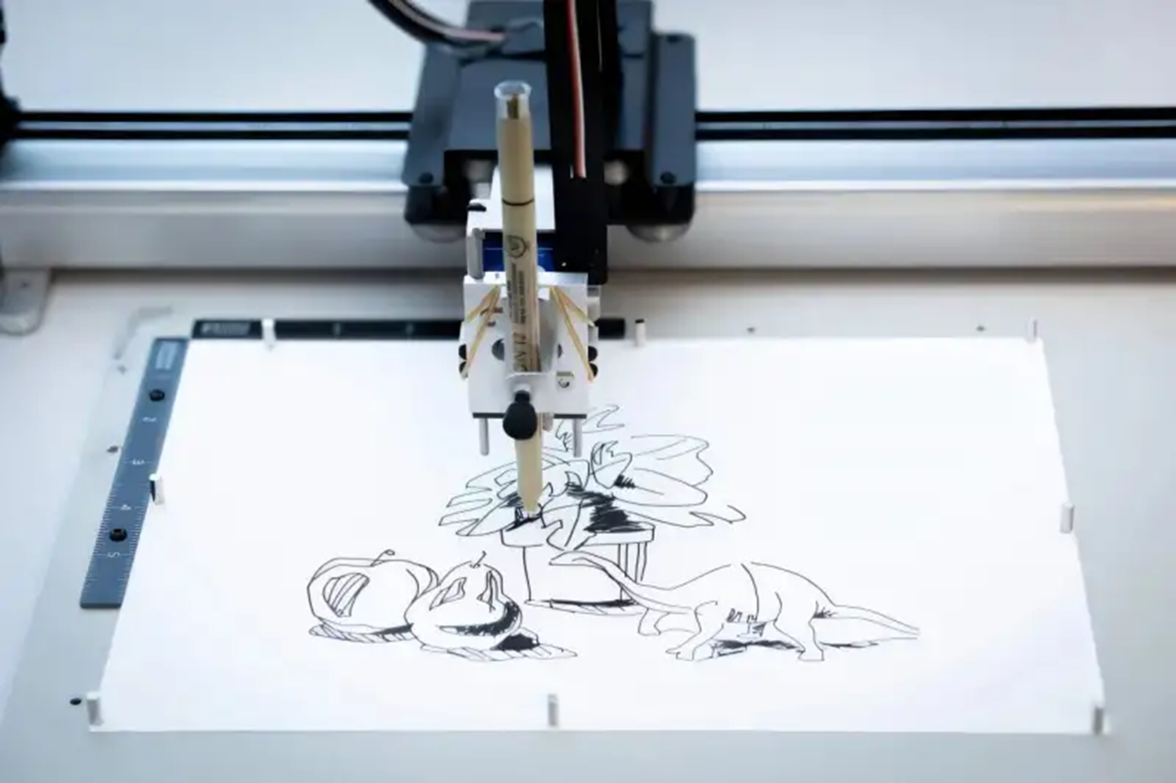 Research: From Product to Producer: The Impact of Perceptual Evidence and Robot Embodiment on the Human Assessment of AI Creativity. Image Credit: Matti Ahlgren / Aalto University