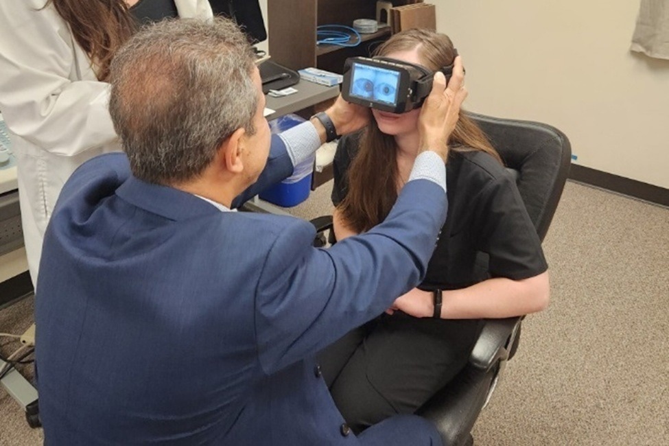 FAU researchers are also experimenting with a wearable headset equipped with deep learning capabilities to detect nystagmus in real-time.