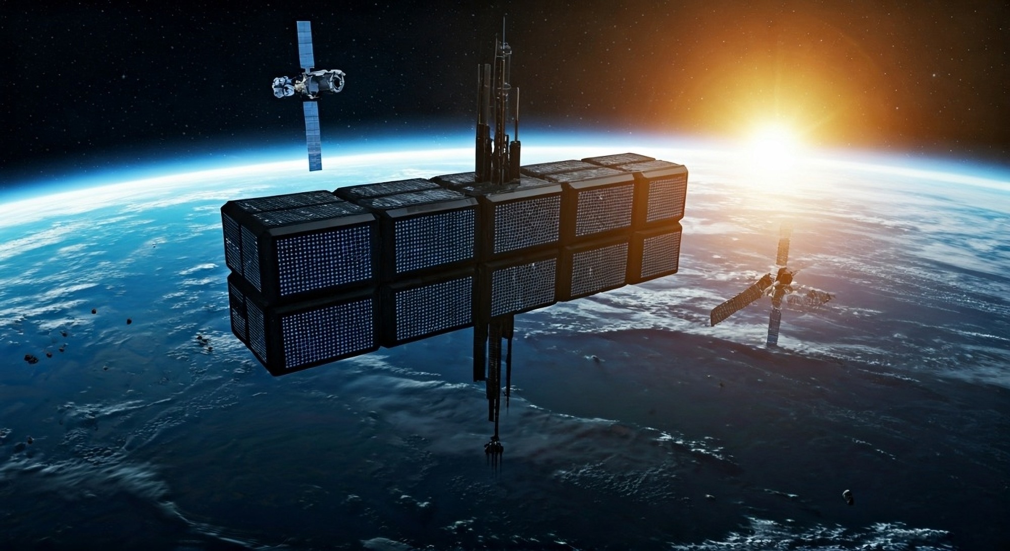 Perspective: The development of carbon-neutral data centres in space. Image Credit: Shutterstock AI 